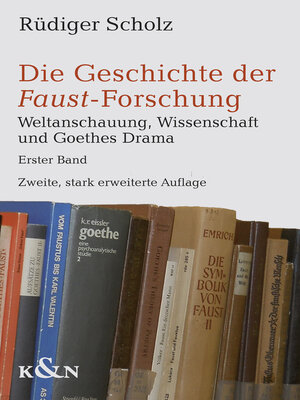 cover image of Die Geschichte der Faust-Forschung